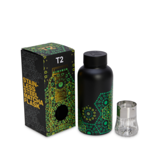 T2 Boxed Stainless Steel Matcha Flask Moroccan Tealeidoscope