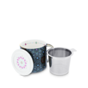 Moroccan Tealeidoscope Black Mug with Infuser image number 2