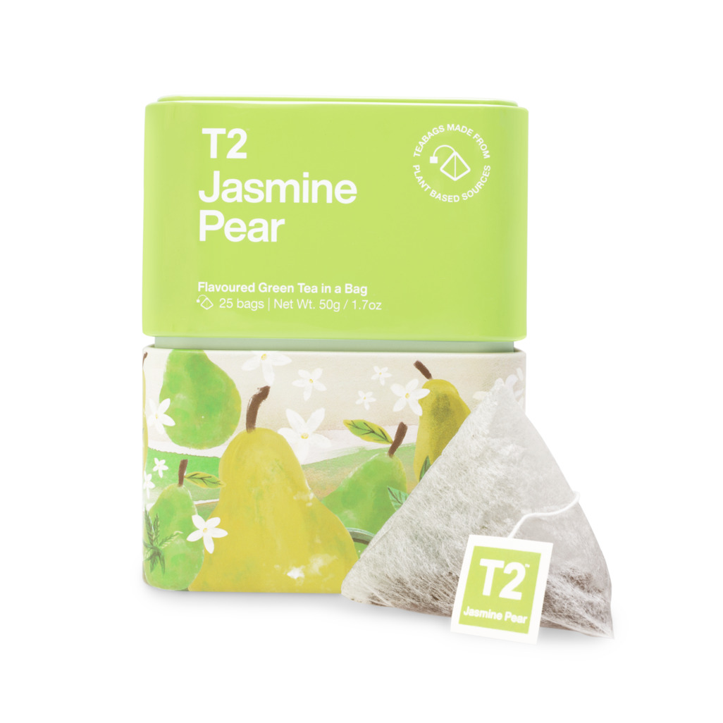 Jasmine Pear Tea Bag Icon Tin 25 pack