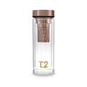 T2 Double Walled Glass Flask Rose Gold image number 0