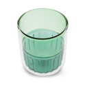 Colour Splice Glass Tumbler Short - Green/Blue image number 2