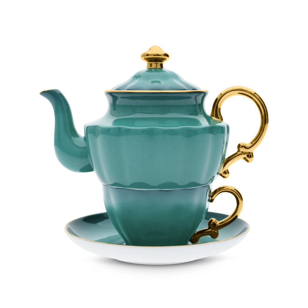 Ombre Opulence Tea For One Peacock | T2