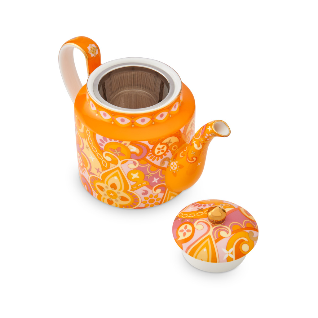 Lollapalooza Teapot Tangerine image number 5