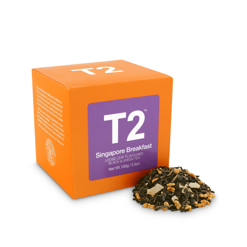 Singapore Breakfast Loose Leaf Cube 100g image number 5