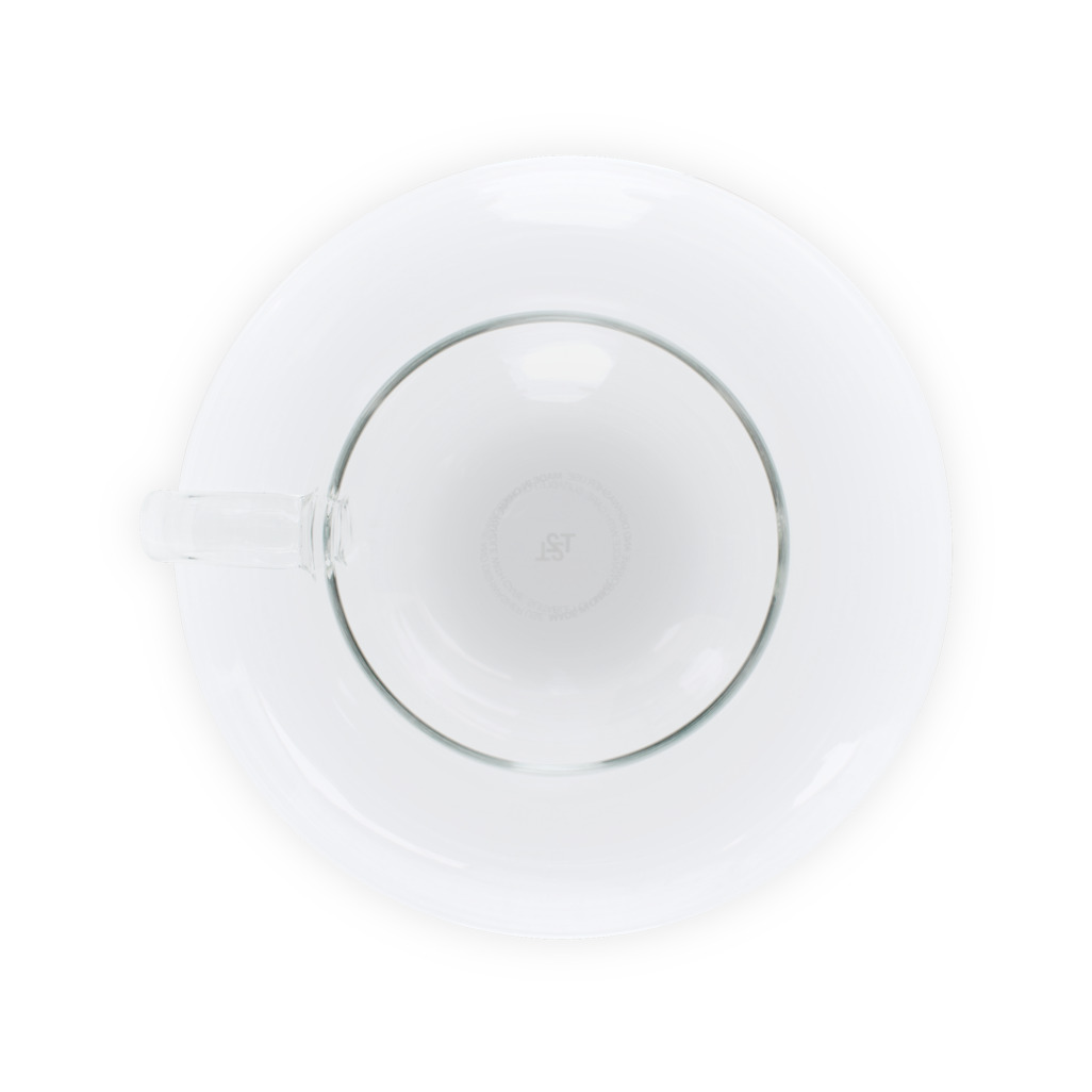 Classier Glassier Glass Cup & Saucer image number 4