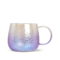 Lilac Hammered Glass Mug image number 1