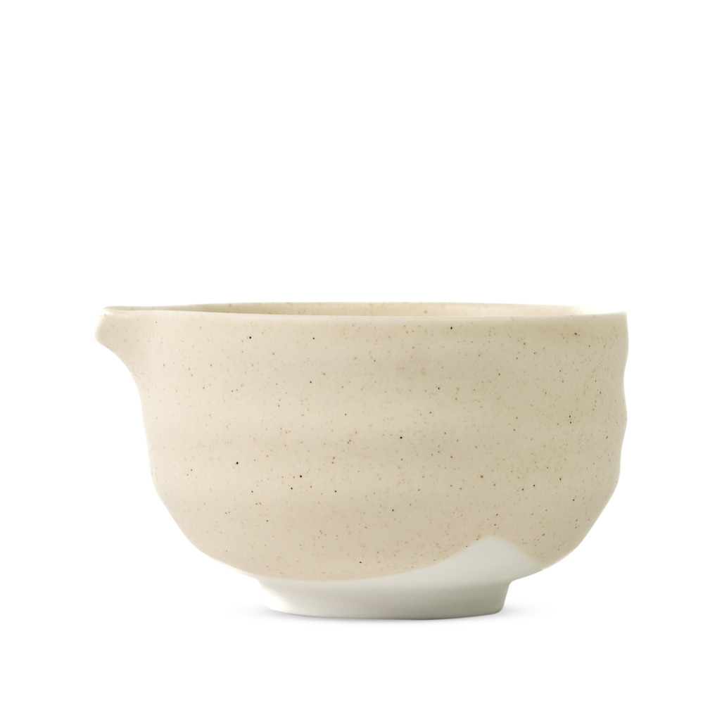Hibi Spouted Matcha Bowl Beige image number 1