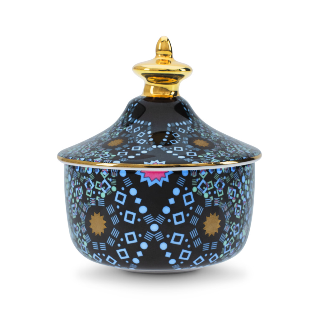 Moroccan Tealeidoscope Black Sugar Bowl Shop all Teawares T2 Australia