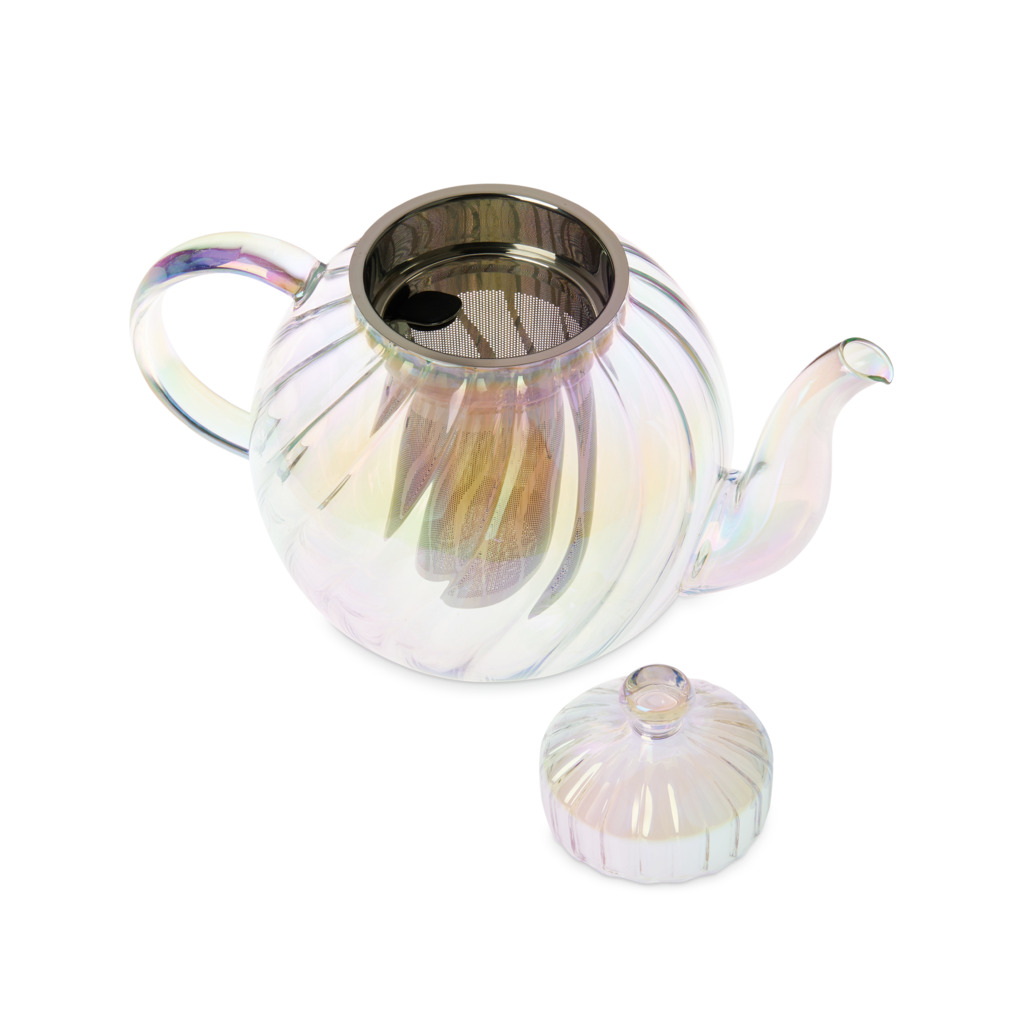 Twisted Rib Glass Teapot image number 2