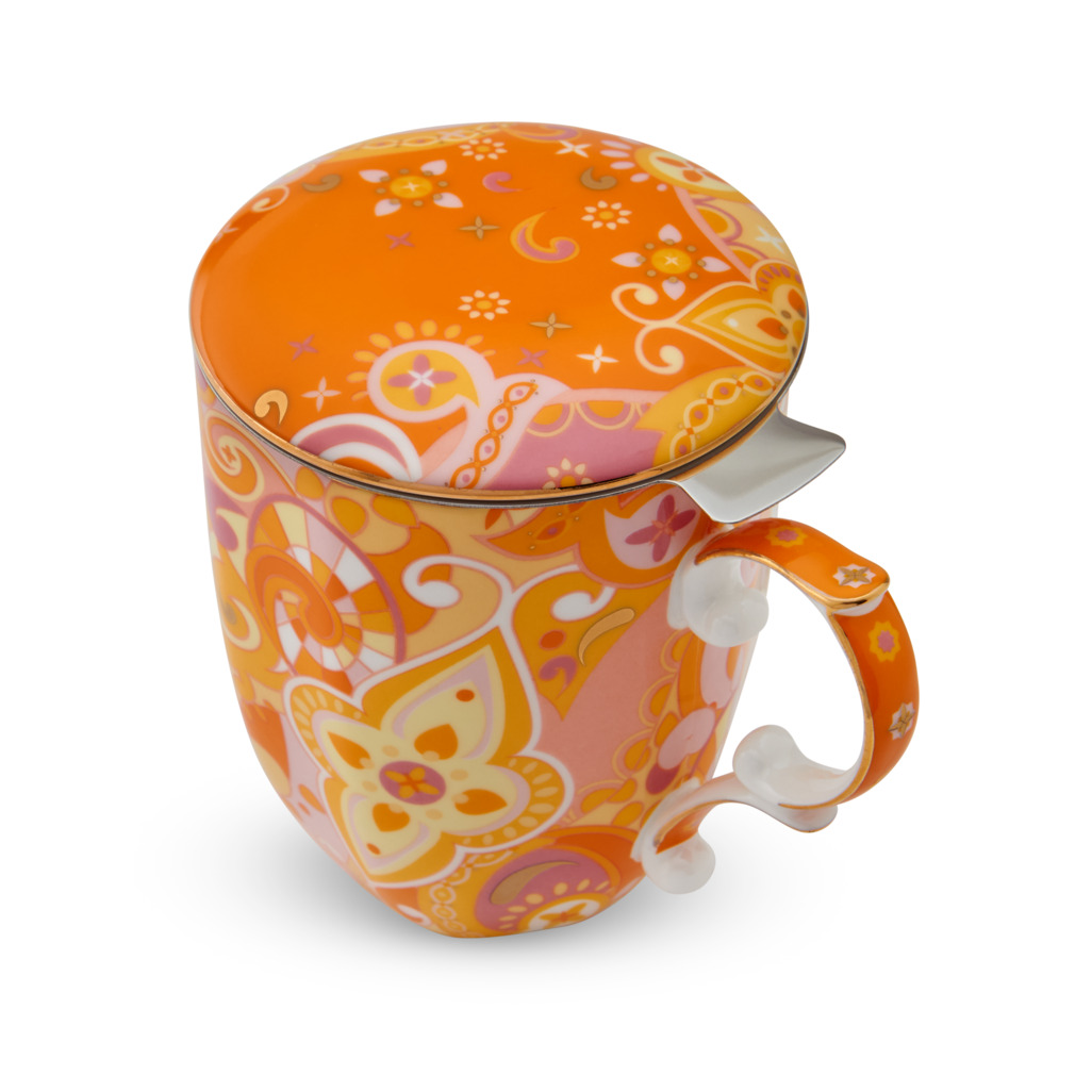 限定★オリバーガル ORANGECARAMEL TEA CUP Whole Fruit Orange Pineapple and Cherry Swirl Premium Frozen