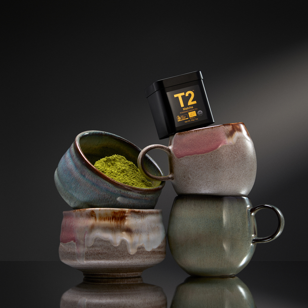 Glazed & Amazed Matcha Bowl Aqua image number 4