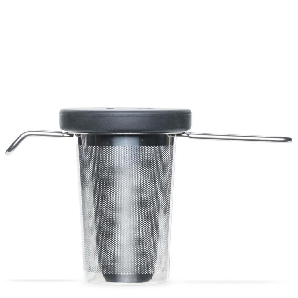 Basket Infuser With Silicone Lid Black image number 0