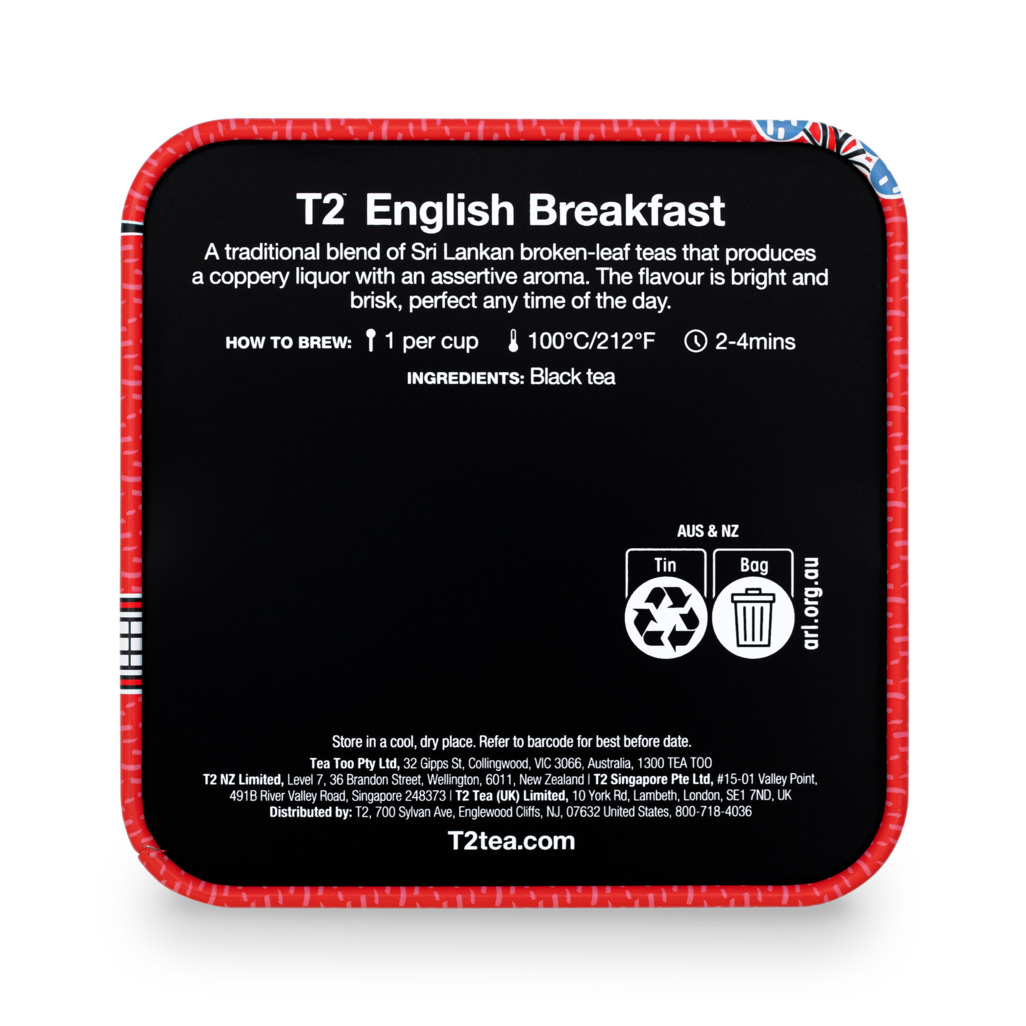 English Breakfast Tea Bag Icon Tin 25 pack image number 2