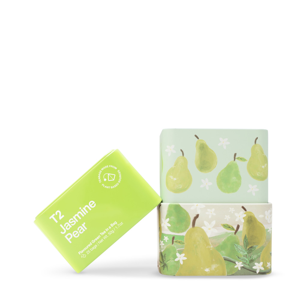 Jasmine Pear Tea Bag Icon Tin 25 pack image number 3