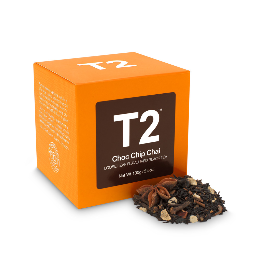 Choc Chip Chai Loose Leaf Cube 100g image number 5