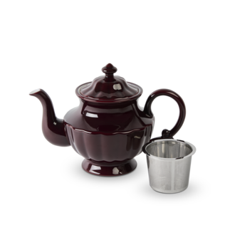 Ancora Teapot Burgundy