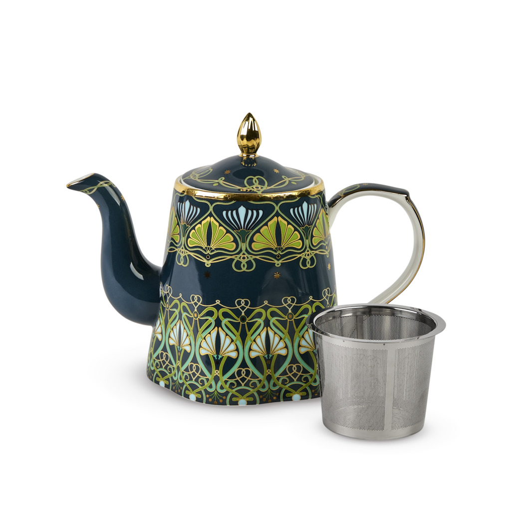 Toulouse Tall Teapot Midnight image number 1