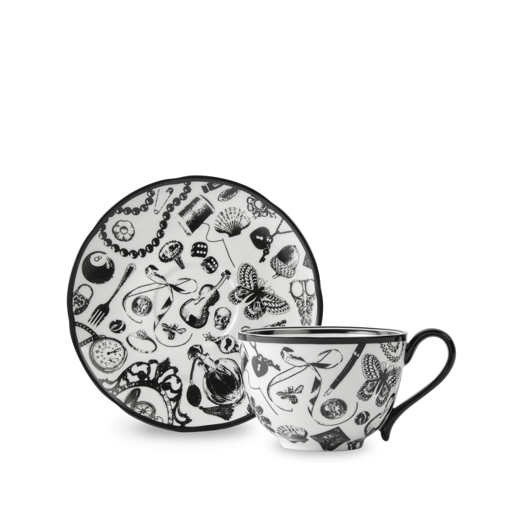 Curios Cup & Saucer Black image number 0