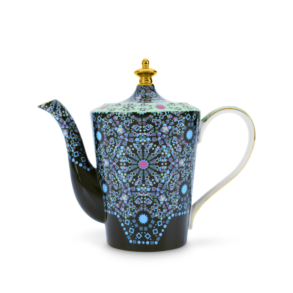 Moroccan Tealeidoscope Small Teapot Black image number 0