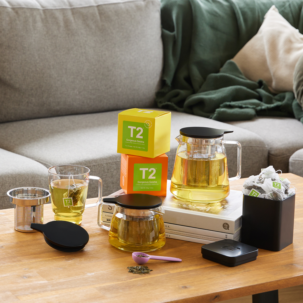 T2 Teaset Glass Small Teapot Black image number 1