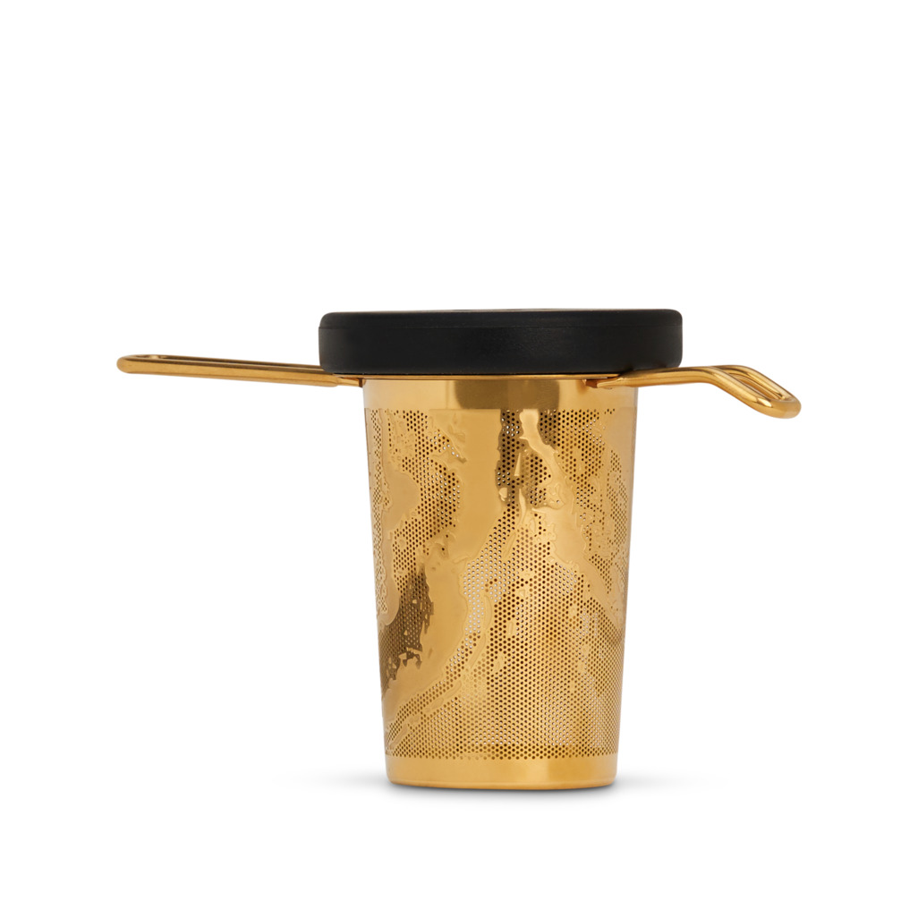 Basket Infuser Onyx Gold With Black Lid image number 4