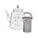 Starlight Glass Tall Teapot image number 1
