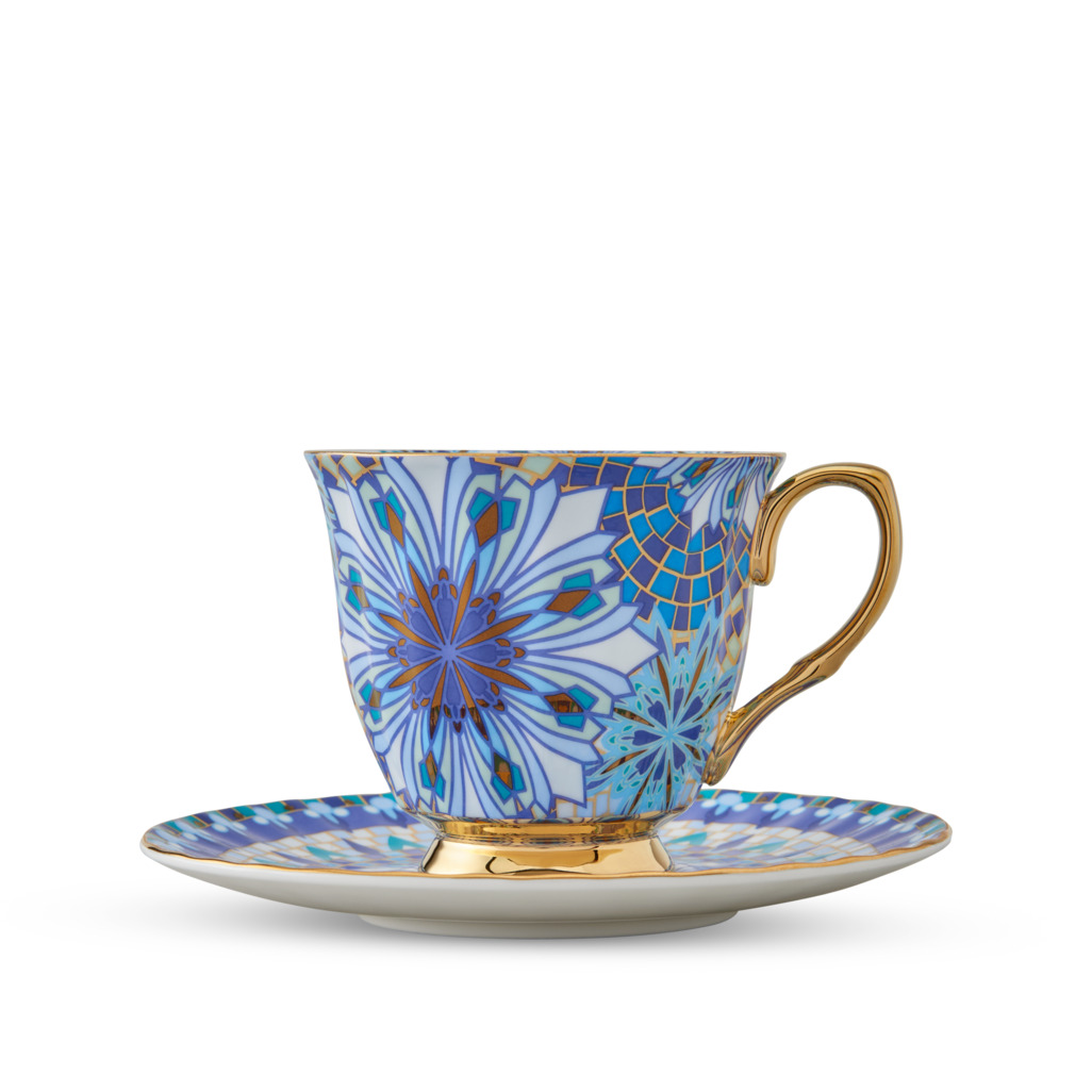 Palazzo Tall Cup & Saucer Sky Cup & Saucer Sets | T2 Tea FM