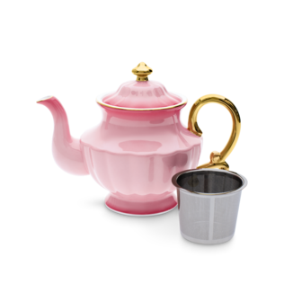 Ombre Opulence Tall Teapot Pink