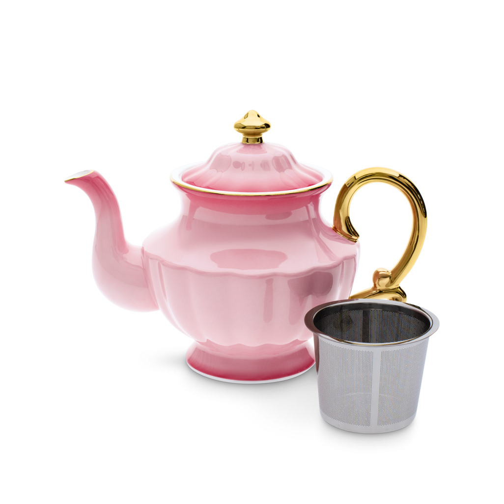 Ombre Opulence Tall Teapot Pink image number 1