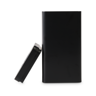 Square Tin Tall Black