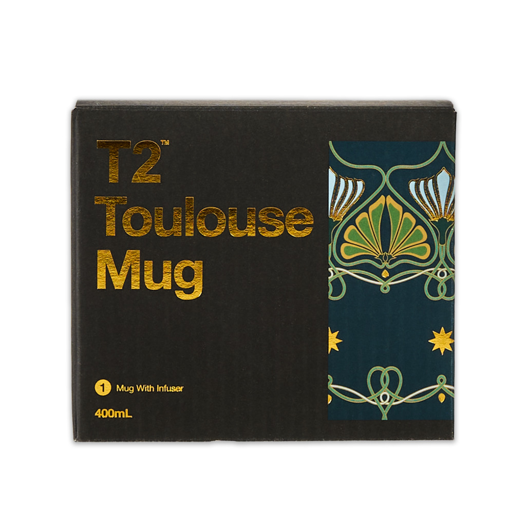 Boxed Toulouse Mug With Infuser Midnight image number 5