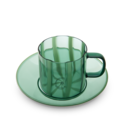 Mimi Cup & Saucer Green image number 2