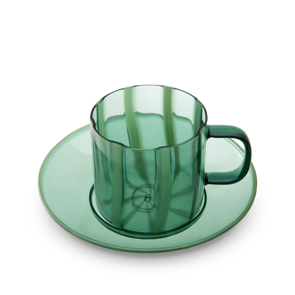 Mimi Cup & Saucer Green image number 2
