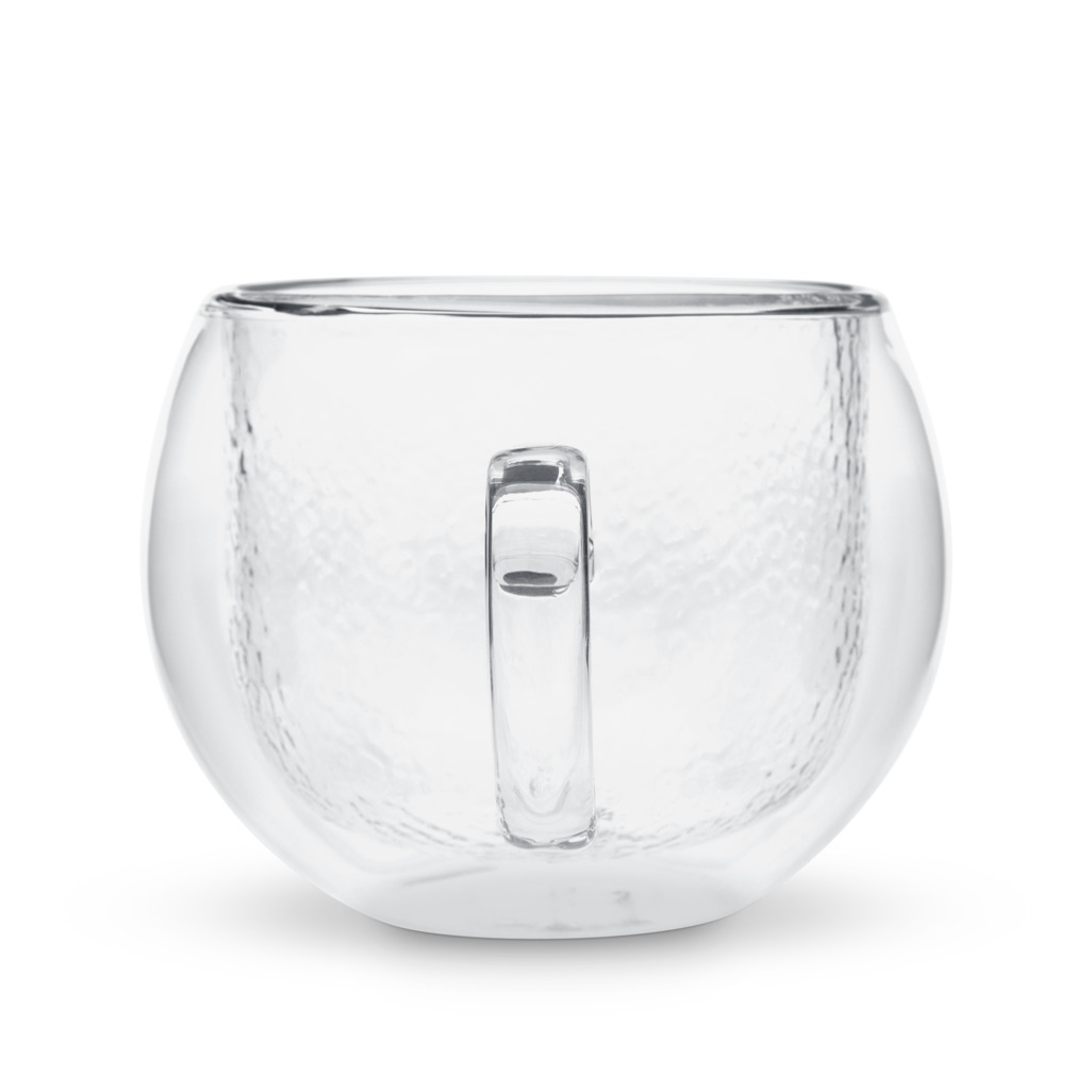 Hammered Glass Double Wall Mug image number 3