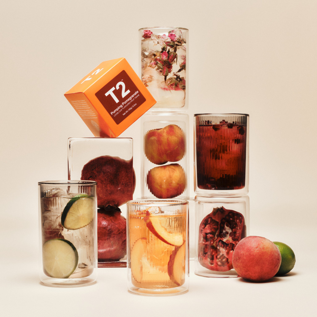 Tea Now Ribbed Tumbler Smokey Grey Small image number 1