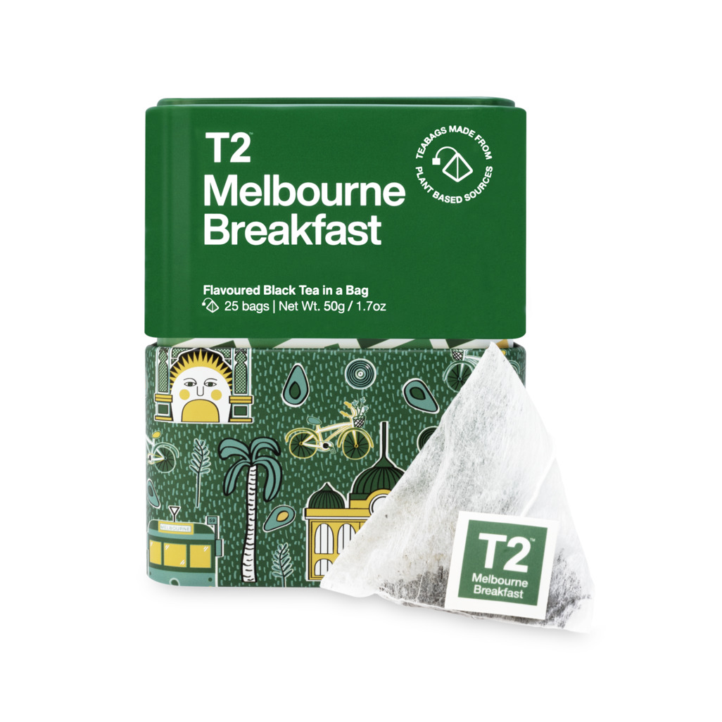 Melbourne Breakfast Tea Bag Icon Tin 25 pack image number 0