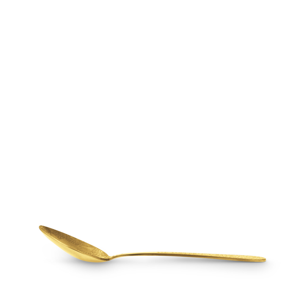 Moroccan Tealeidoscope Etched Gold Teaspoon image number 2