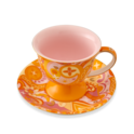 Lollapalooza Cup & Saucer Tangerine image number 2
