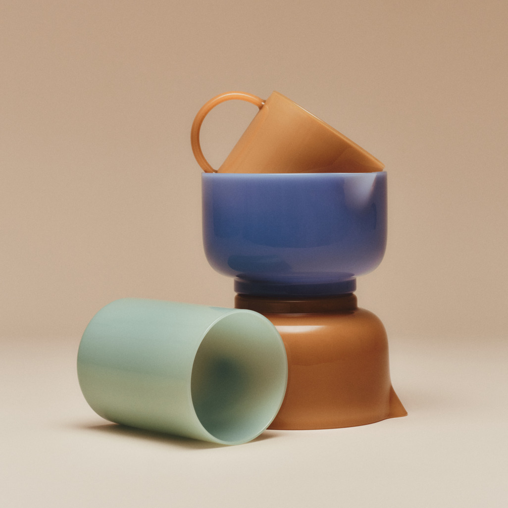 Milk Glass Tumbler Jade image number 1