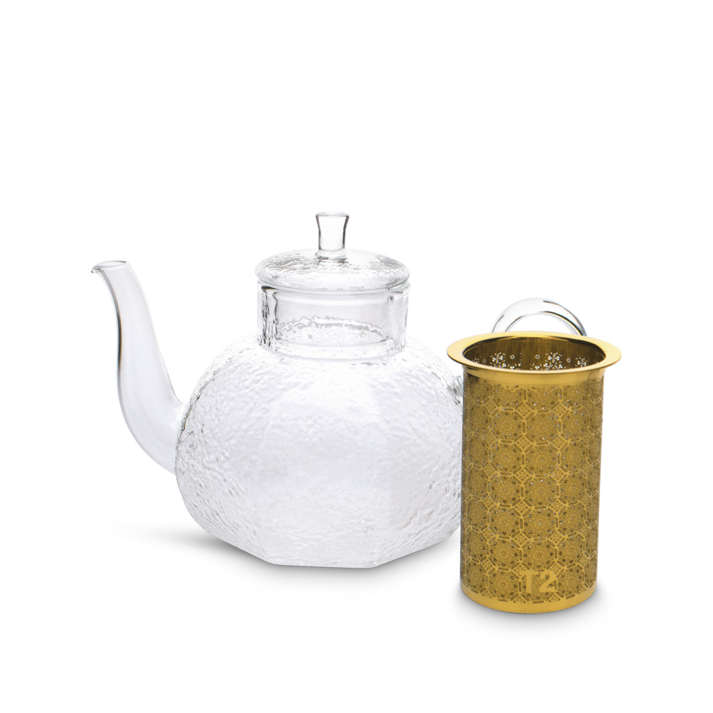 Hammered Glass Teapot image number 1