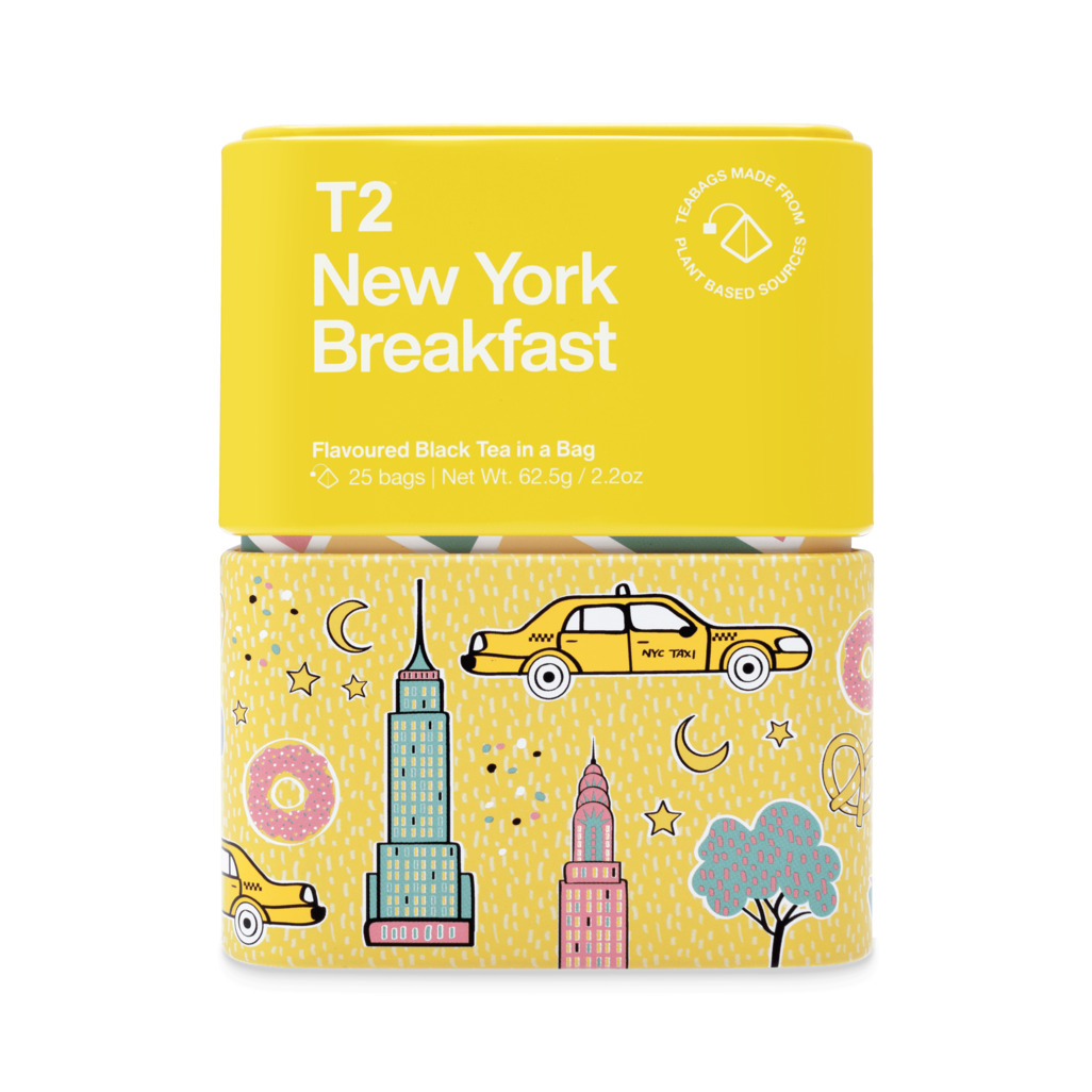 New York Breakfast Tea Bag Icon Tin 25 pack image number 2