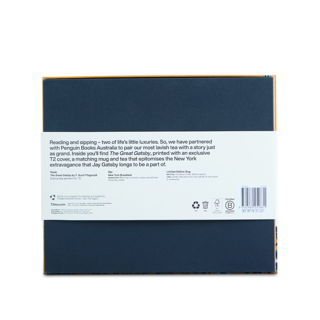 T2 x Penguin Books - Tea & Books: The Great Gatsby General Fiction Gift Pack image number 5