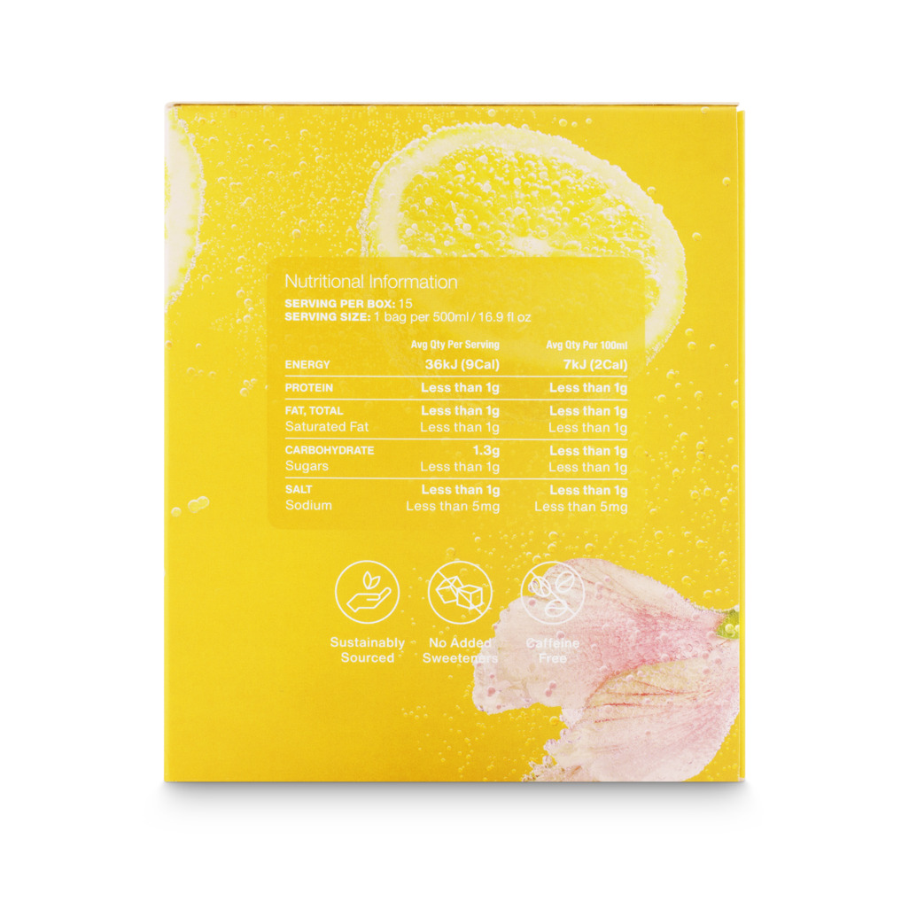 Citrus Zing Cold Brew Tea Bag Pack 15 pack image number 3