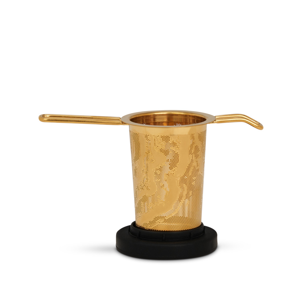 Basket Infuser Onyx Gold With Black Lid image number 2