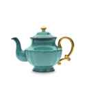 Ombre Opulence Tall Teapot Peacock image number 0