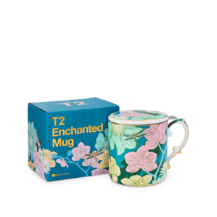Boxed Enchanted Mug With Infuser Turquoise