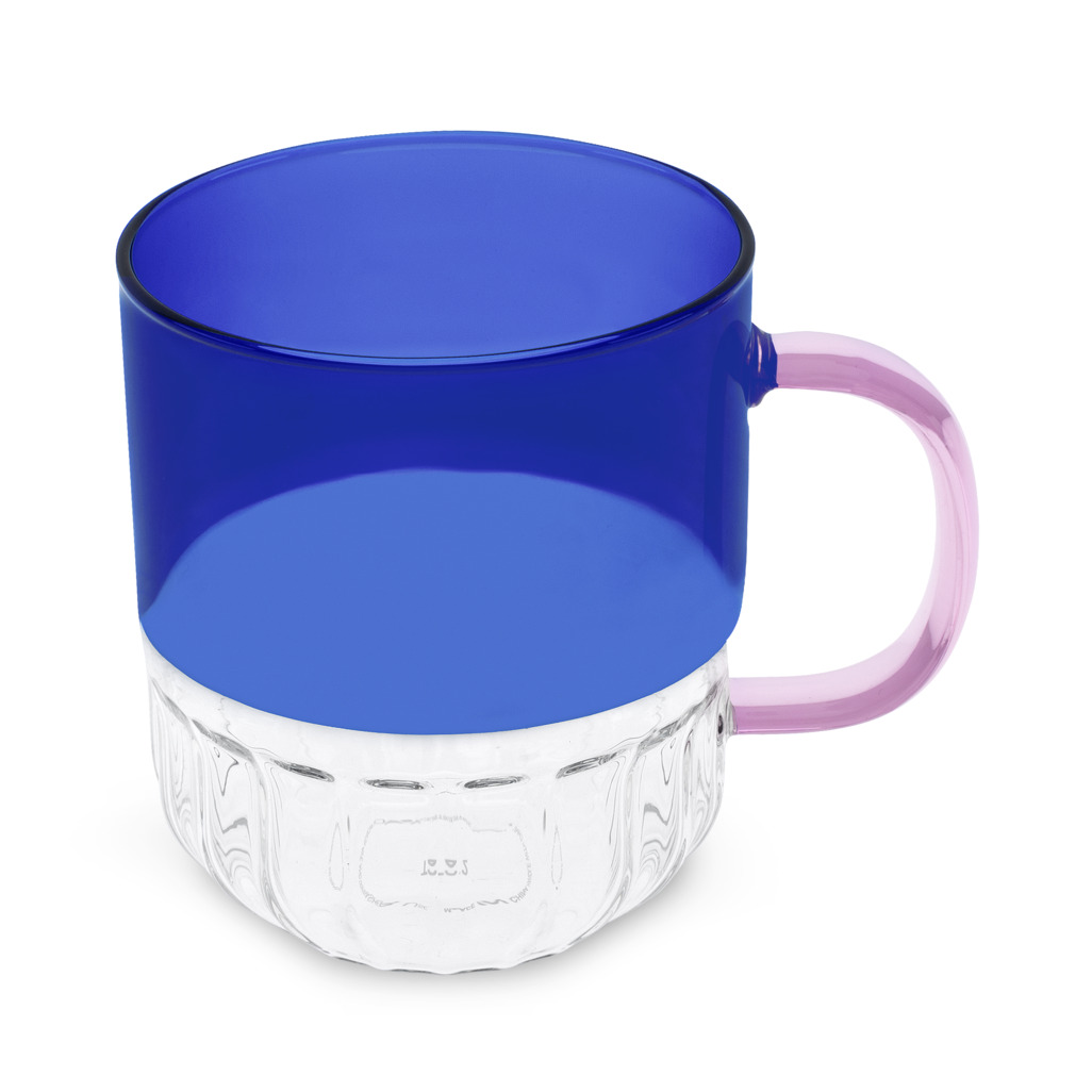Coloured glass mugs cheap