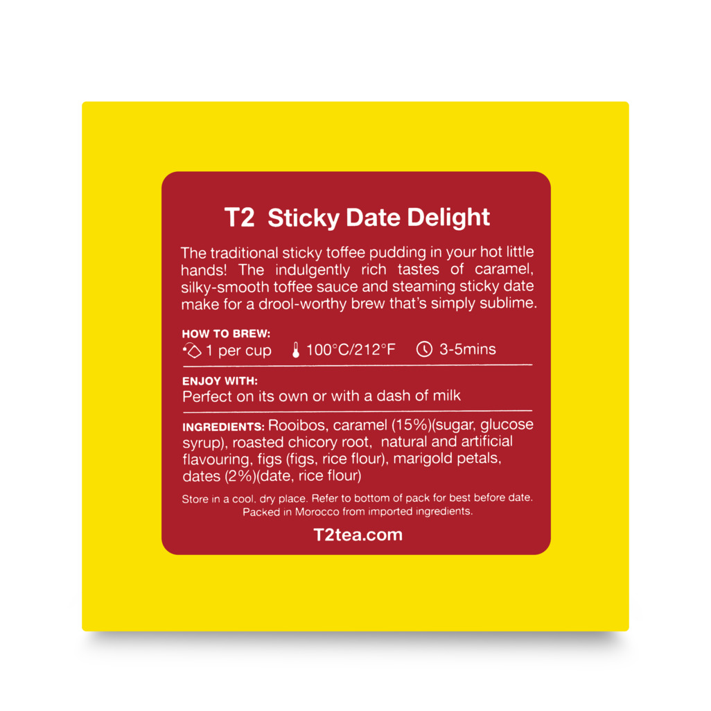 Sticky Date Delight Tea Bag Cube 25 pack image number 3