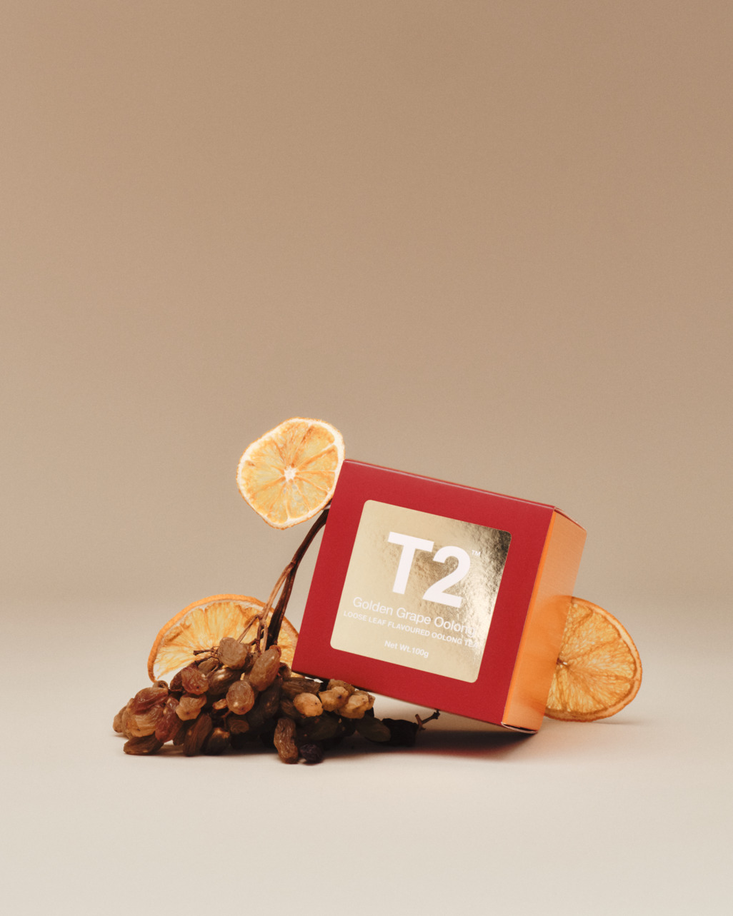 Golden Grape Oolong Loose Leaf 100G Cube image number 2