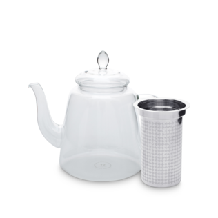 Classier Glassier Tall Glass Teapot